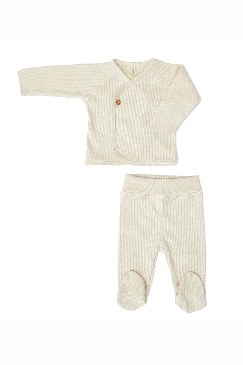 Lillymom ropa primera puesta de algodón orgánico para el bebé - El Pipiripip