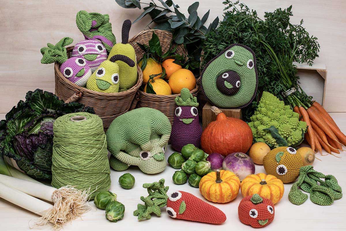 Nuevos mordedores para bebés en forma de frutas y verduras